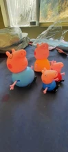 Figuras de acción de Peppa pig, George, familia de conejillos de indias, papá, mamá, Anime Original, juguetes para niños, regalo de Navidad
