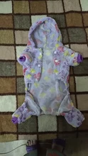 Pet Clothing Costume Outfit Pajamas Fleece Winter Apparel Small Warm 30 Four-Legs Jumpsuit