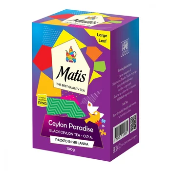 

Tea Matis "Ceylon paradise", black with additives, 100gr