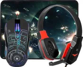 

Kit defender fortress mhp-012 (Mouse + headset + mat)