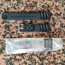 Correa de silicona deportiva para hombre, banda de reloj de goma impermeable de 18mm, 20mm y 22mm, accesorios de reloj para Seiko