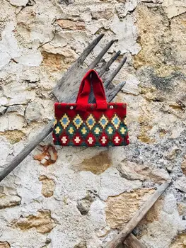 

North Turkish Woven Antolian Rug Handbag