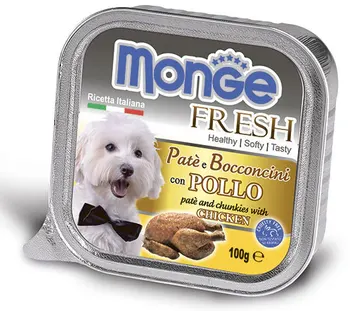 

Monge dog Fresh canned food for dogs (paste), Chicken, 32*100