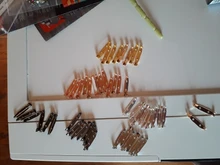 50 unids/lote 15 20 25 30 35 mm broche de Clip pines alfileres de seguridad broche ajustes en blanco Base para la fabricación de la joyería DIY suministros