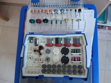 268PC Abrasive Rotary Tool Accessories Set Electric Mini Drill Bit Kit for Dremel Sanding
