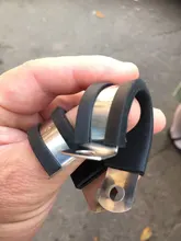 Cable-Mounting-Hose-Pipe Clamp Rubber-Lined P-Clips Mikalor 304-Stainless-Steel 2pcs/Lot