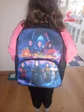 Disney-Conjunto de 3 uds. De mochilas escolares con estampado de Descendants 3, morral escolar para adolescentes, niños y niñas