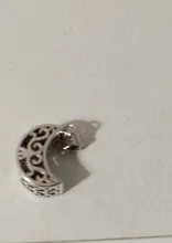 Cuentas de circonia cúbica deslumbrantes, accesorio de plata de ley 925, apto para pulseras y brazaletes, joyería, 3 días de entrega a España, BSC039