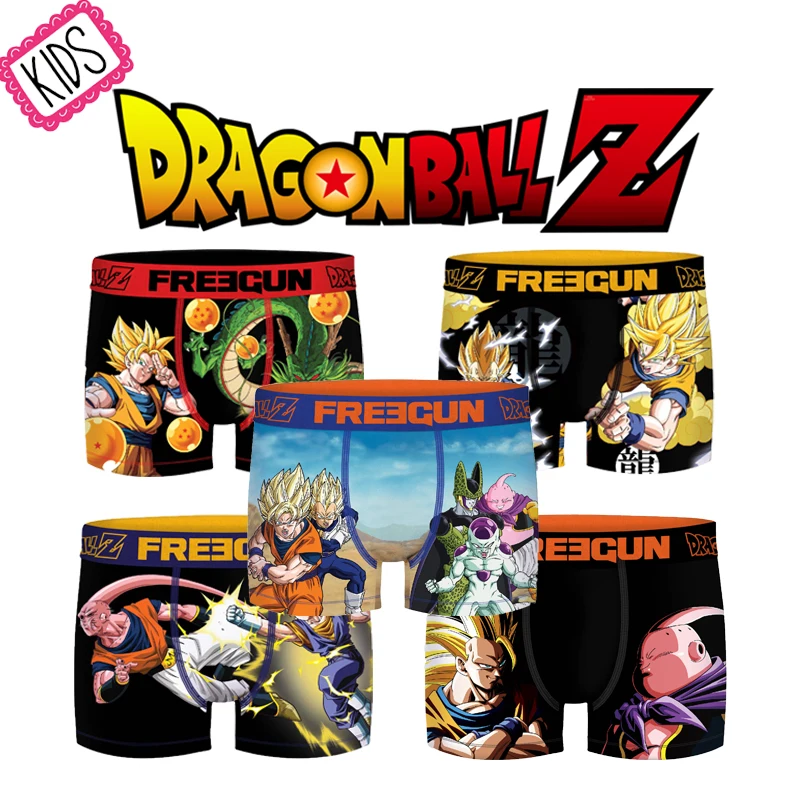 DRAGON BALL Z FREEGUN, нижнее белье, боксеры, спортивные шорты, легкие, с тип размер для ребенка