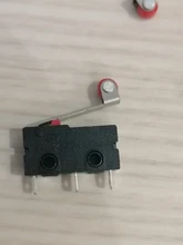 Mini Interruptor de Límite Micro palanca con rodillo de bisagra, 10 Uds.