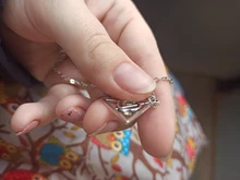 Collar con colgante de Plata de Ley de 22x21mm para hombre y mujer, Gargantilla con colgante de Color plateado