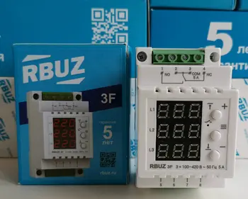 

Three-phase voltage monitoring relay rbuz (Zubr) 3F.