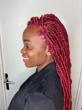 YunRong Nu Bian-pelo de ganchillo de 36 pulgadas para mujer, postizo de Color sintético suave con degradado, extensión de cabello trenzado