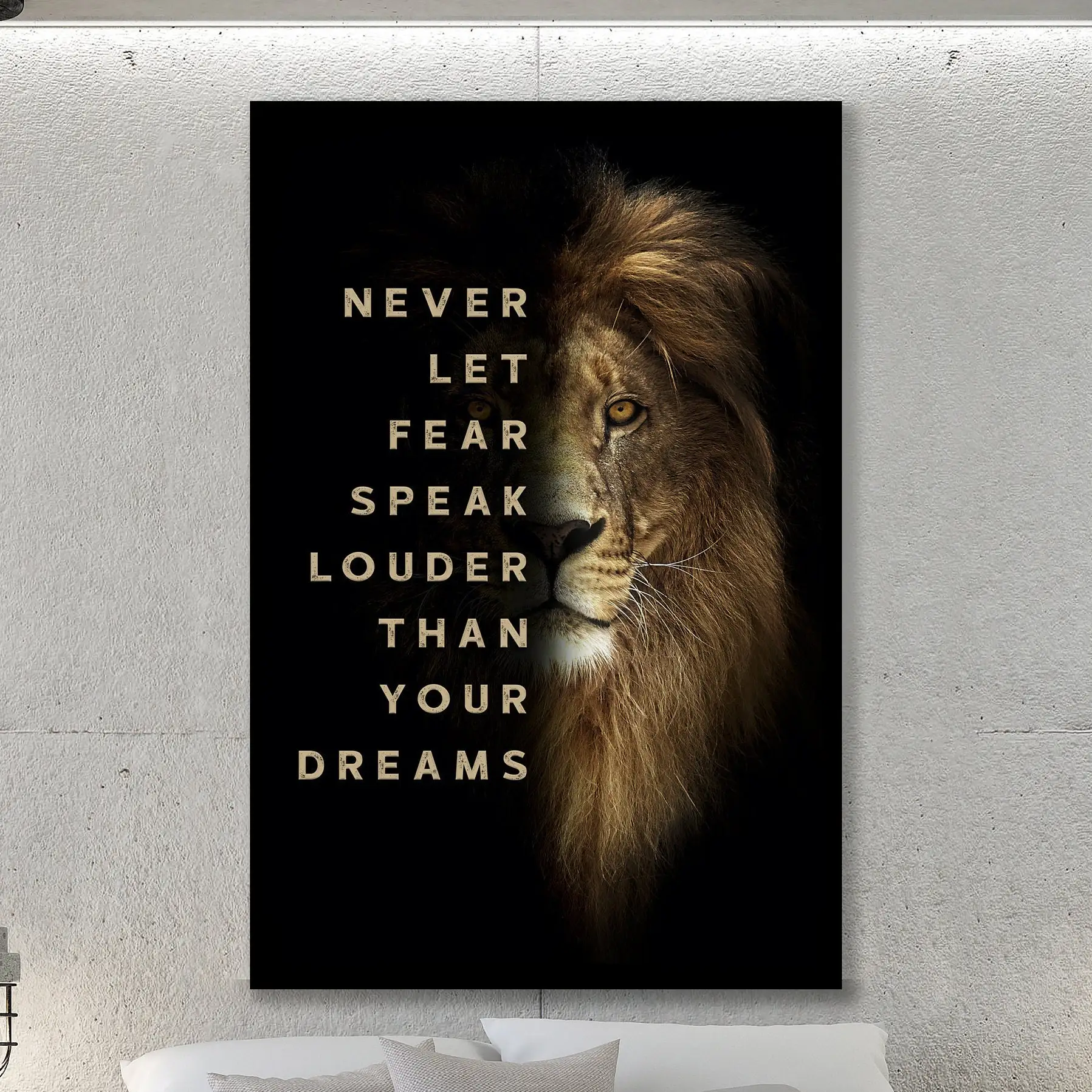 Motivational Quotes Lions | Lion Wall Pictures Bedroom ...