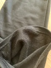 BOOFEENAA-pantalones de chándal de estilo callejero para mujer, pantalón informal con cordón Extra largo apilado, gruesos y cálidos, para invierno, C85-CD57