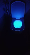 Changeable-Lamp Toilet-Bowl Wc-Light Battery-Powered Motion-Sensor LED 8-Colors Child