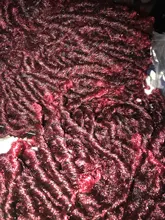 Pelucas cortas de 14 pulgadas para mujeres negras, pelo sintético de Rastas, ombré, negro, trenza de ganchillo, resistente al calor, belleza dorada