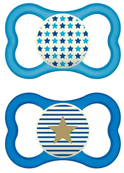 

MAM, pacifier silicone Air Night, 6-16 pacifiers and teether