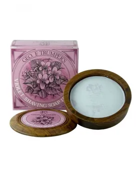 

Geo.F.Trumper Violet Hard Shaving Soap Wooden Bowl 80gr