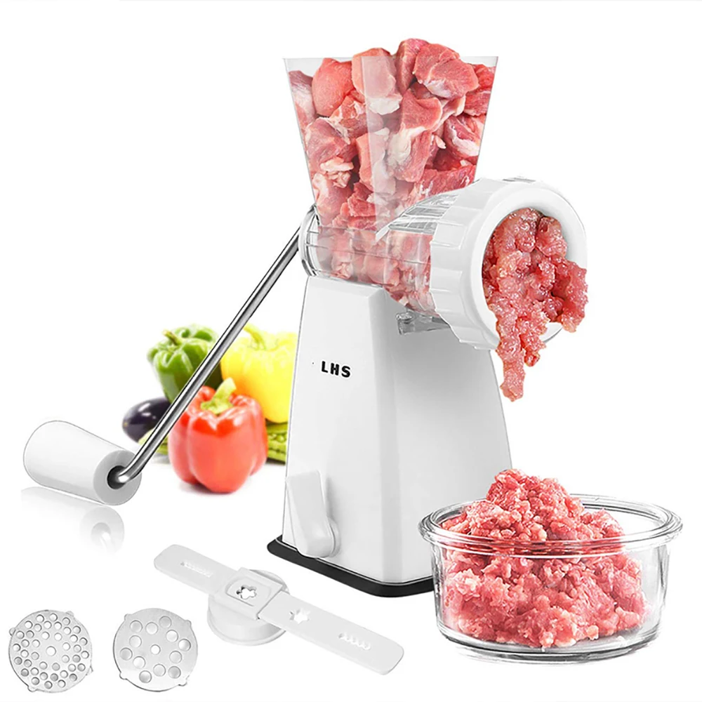 Heavy Duty Meat Mincer Grinder Manual Hand Operated Kitchen Beef Sausage Maker 