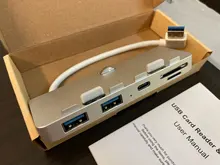 Splitter Computer Rocketek Imac Usb-3.0-Hub Aluminum-Alloy Sd/tf-Card-Reader 3-Port-Adapter