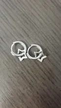 Pendientes de aro de Plata de Ley 925 para mujer, colgante de estrella hueco de circón Simple, joyería para mujer, regalos de fiesta, S-E786