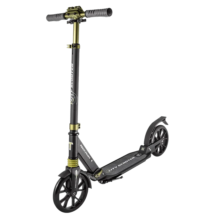 CITY SCOOTER 2020 Чёрный САМОКАТ TECH TEAM CITY SCOOTER - Цвет: CITY SCOOTER 2020 Чёрный