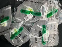 Mascarilla facial KN95 con válvula de respiración, máscara antipolvo con válvula equivalente a FFP2, cerca de FFP3, 1/5/10/20/50/100 Uds.