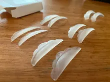 Varillas de pestaña de silicona almohadilla permanente DIY