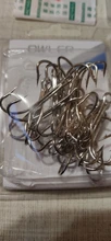 5002 Fishing-Tackle Treble-Hooks Bend Owner Pike-Bass for 15pcs/Box Round Silver-Size