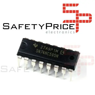 2X 74HC595 74595 SN74HC595N 8-битный сдвиг регистр DIP-16 | Электронные компоненты и