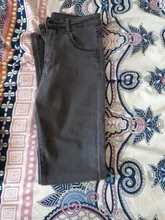 Pantalones vaqueros elásticos de cintura alta para mujer, pitillos hasta el tobillo, ajustados, con realce, color negro y azul, 2020