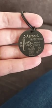 Llavero personalizado de estado de nacimiento para bebé, regalo para el primer padre, día de la Madre, nombre del bebé, fecha, tiempo de peso, llavero de altura