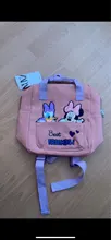 Mochila Minnie Mouse de Disney con dibujos animados para niños y niñas, morral escolar con diseño de ratón de Mickey