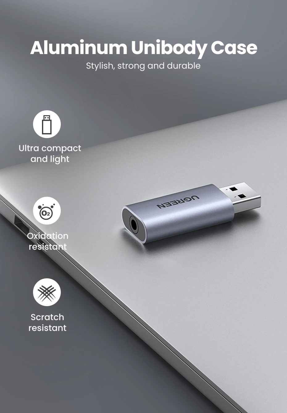 Adaptateur USB Jack design