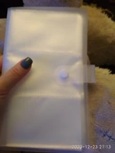 1pc 120 ranuras portadores de identificación PP mate tarjeta libro tarjetas de gran capacidad Clip billete colección de las existencias