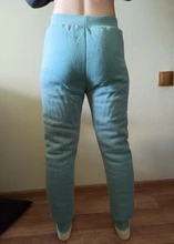 Trousers Harem-Pants Elastic Warm Winter Large-Size Women Loose Cotton Casual Solid Lambskin-Thicker