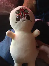 Caliente Horror juego juguetes de peluche 35cm sirena cabeza de peluche de juguete blanco y negro Sirenhead de Horror carácter Peluches de juguete regalos para niños