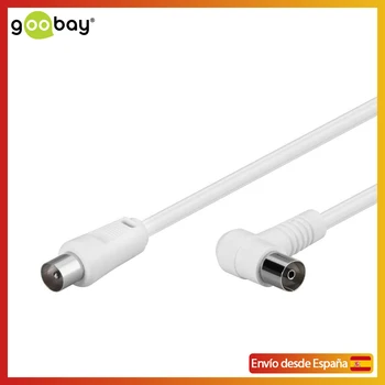 

Goobay antenna coaxial Cable, with Connector 90 ° 2,5 meters length