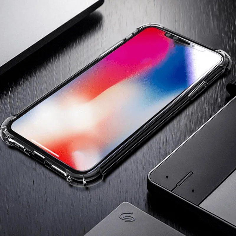 Ультратонкий Роскошный противоударный силиконовый чехол для телефона iPhone 11 Pro X XR