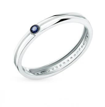 

Gold ring with sapphires and diamonds sunlight sample 585