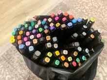 Touchfive-Conjunto de rotuladores de doble punta, set de 30/40/60/80/168 colores, rotuladores de alcohol para dibujo artístico y manga