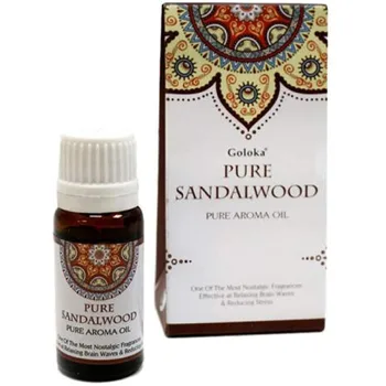 

Essential oil sandalwood. Boat dark CRYSTAL. Free Screw thread plug button with Doser. 10 ml - GOLOKA