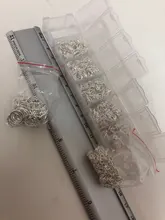 Unids/set de 3, 4, 5, 6, 7, 8 y 10mm, conectores de anillo de salto abierto, bricolaje para collar, kit para hacer joyas, Finding, conjuntos de suministros, 1370