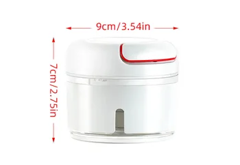 

Pull String Garlic Chopper Crusher Press Manual Food Cutter Processor for Fruit Vegetables Meat Kitchen Tool Mini Food Chopper