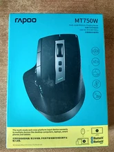 Rapoo-ratón inalámbrico para ordenador y teléfono, dispositivo multimodo recargable MT750PRO/W, fácil de cambiar entre Bluetooth y 2,4G, hasta 4 dispositivos