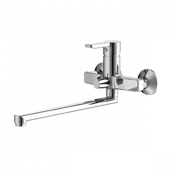 

Смеситель для ванны с длинным изливом с керамическим дивертором, Sena, IDDIS, SENSBL2i10WA