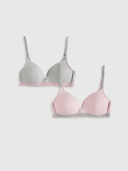 

Sparkle Detailed Cotton T-Shirt Bra 2'li