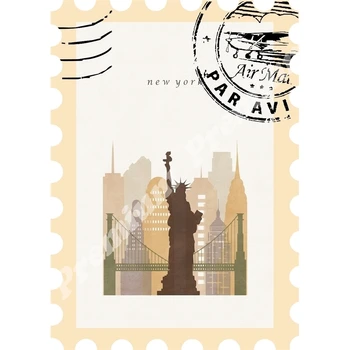 

New York souvenir magnet vintage tourist poster