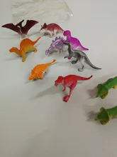 10 unids/lote lote Mini modelo de dinosaurio de los niños juguetes educativos lindo simulación Animal pequeñas figuras para niño regalo para juguetes de los niños